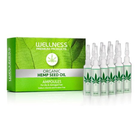 مجموعة أمبولات الكيراتين و زيت القنب للترميم والعلاج - 10 امبولات.