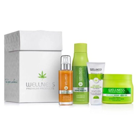 مجموعة ويلنس جولد المكثفة لاستعادة الشعر الجاف التالف - 4 قطع